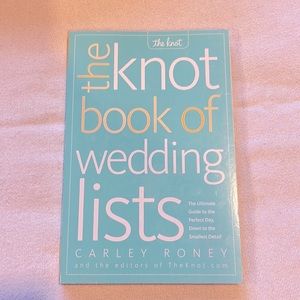 The Knot brand wedding list book